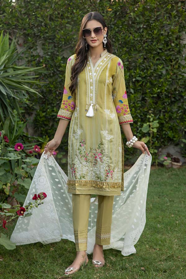 Subhata Masakali Emb Lawn'22 M Green