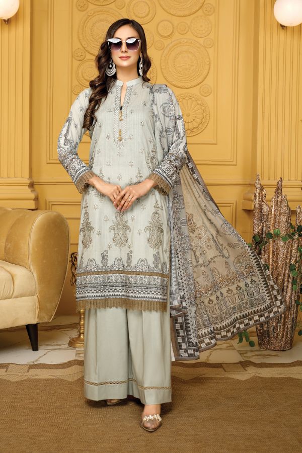 Tabeer DP Emb Lawn`23 Vol-1 D#07