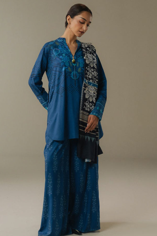 Coco By Zara Shahjahan Prints V-5`25 (D#9B)