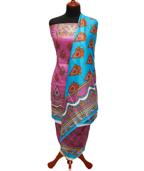 Three Star Print Lawn`22 D#945 Green