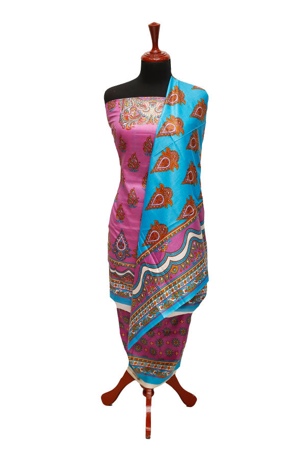 Three Star Print Lawn`22 D#945 Green