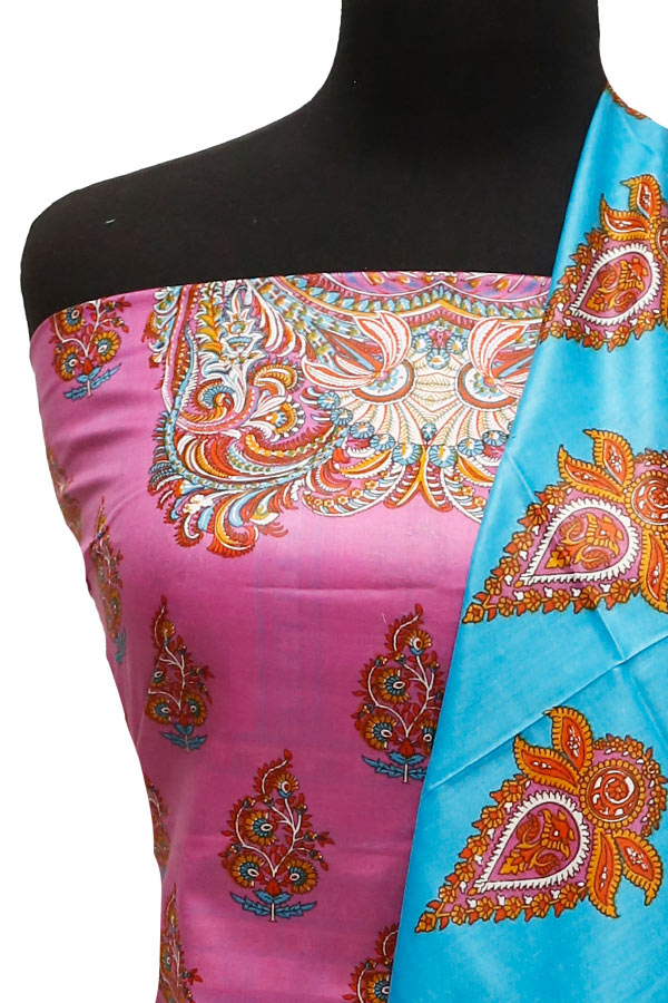 Three Star Print Lawn`22 D#945 Green