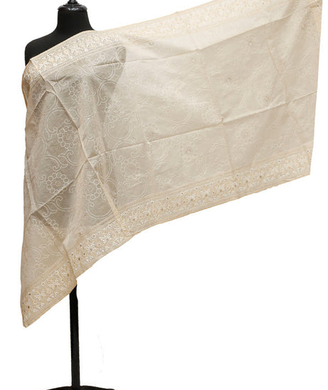 Tissue Emb Dupatta D#1-A