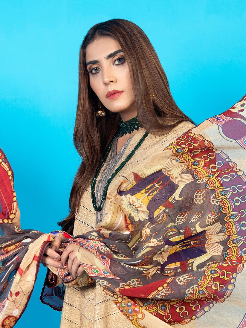 Aalaya Vintage Bloom Linen'21 Vol-1 D#5
