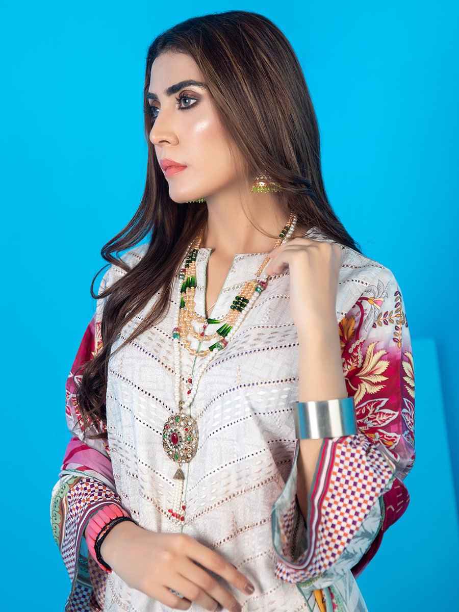 Aalaya Vintage Bloom Linen'21 Vol-1 D#7