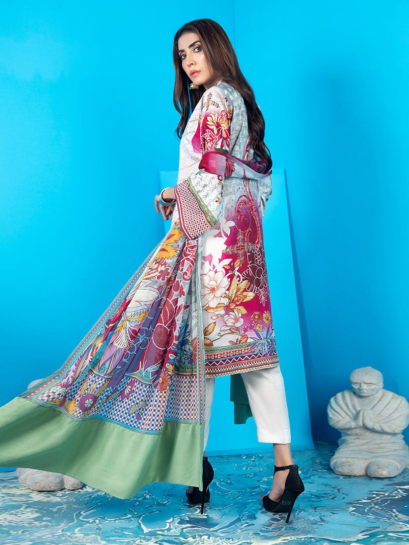 Aalaya Vintage Bloom Linen'21 Vol-1 D#7