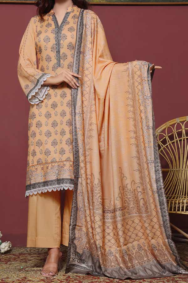 VS Jhalak Slub Linen'22 D#2522 Peach