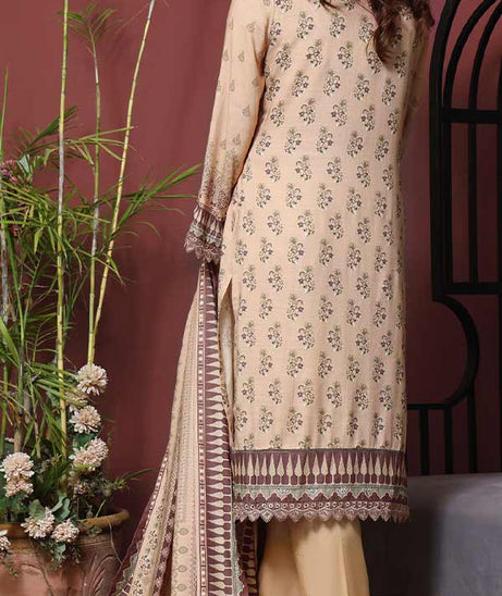 VS Jhalak Slub Linen'22 D#2528 Peach