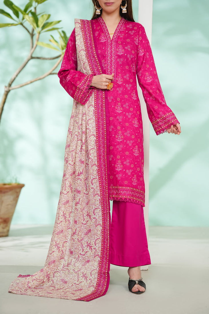 VS Daman Print Lawn`26 D#813 (SH Pink)