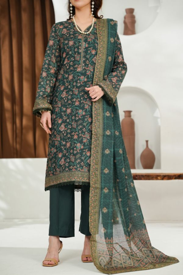 VS Misri Digital Lawn`26 D#748 (Bottel Green)
