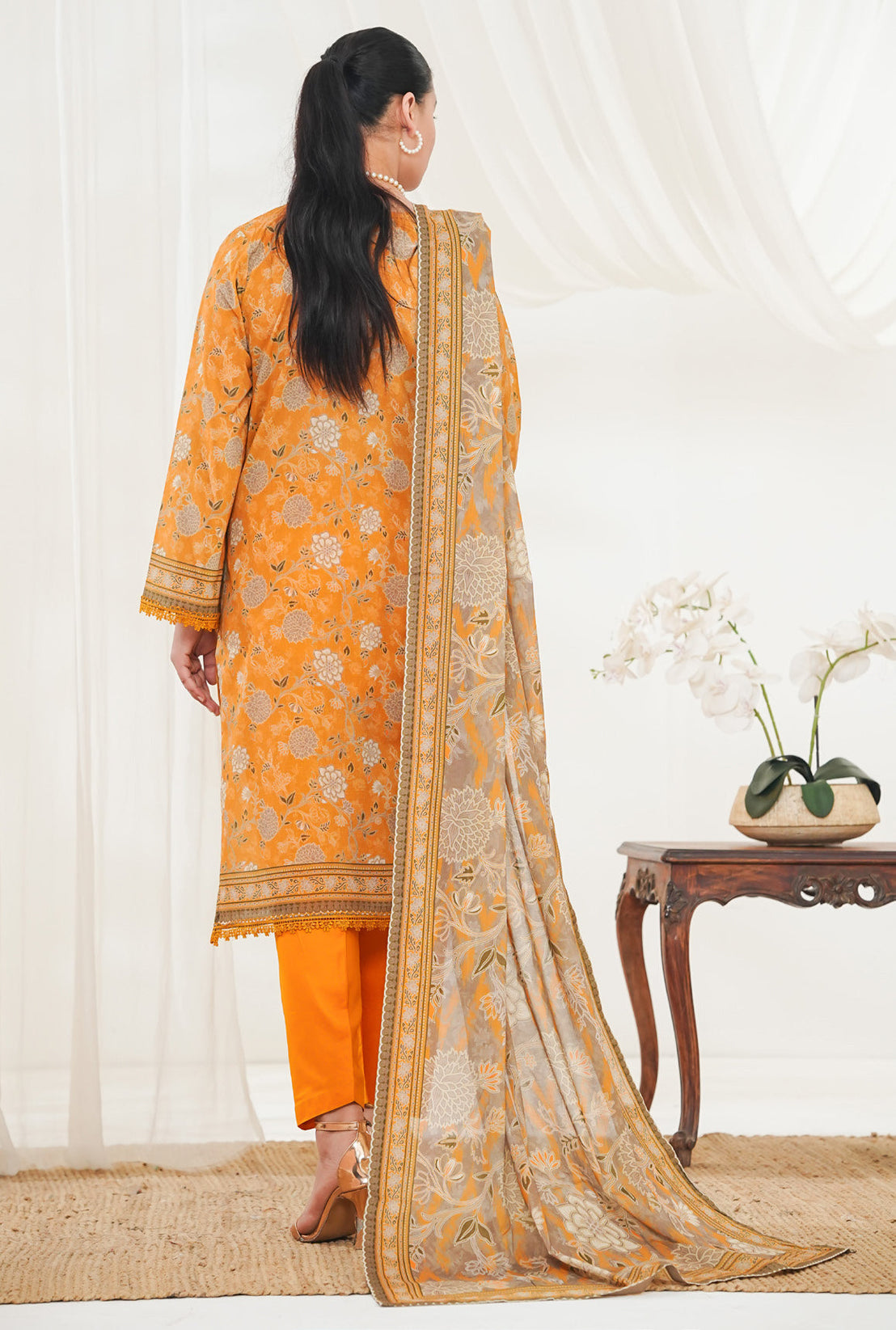 VS Misri Digital Lawn`26 D#763 (Mustard)