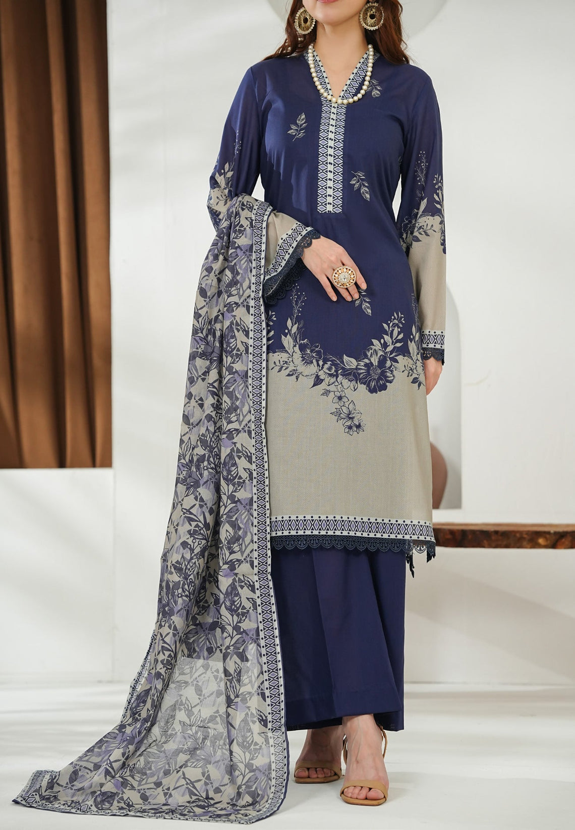 VS Misri Digital Lawn`26 D#779 (N Blue)