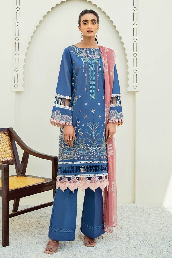 Xenia Formals Unstitched Lawn`21 D#09