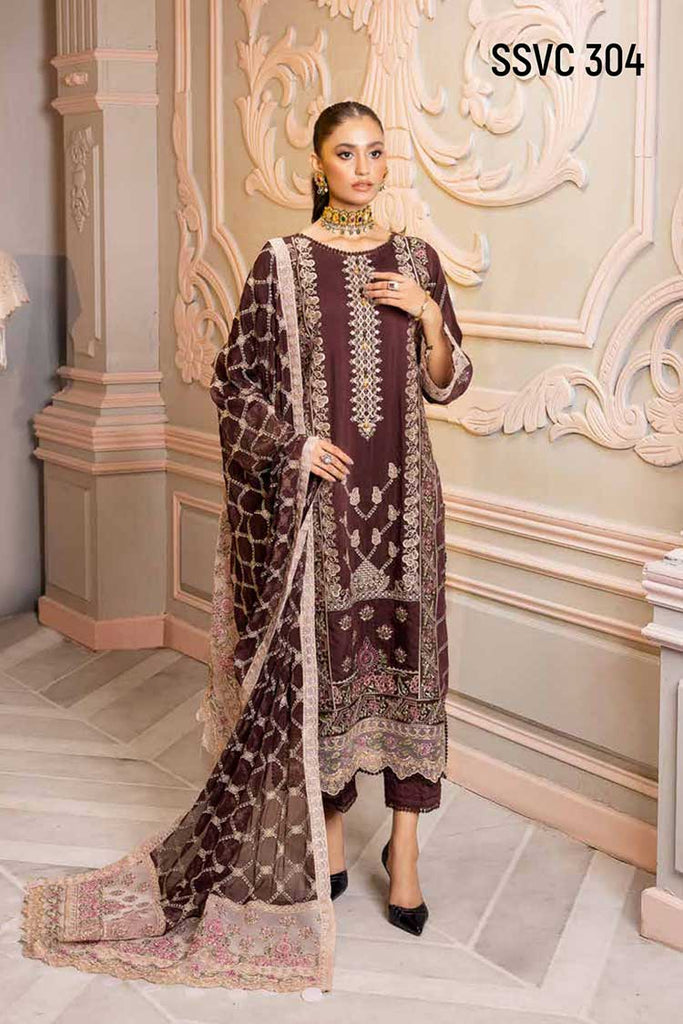 Shaista Embroidered Viscose`22 D#304