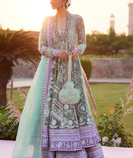 Zaha Gossamer Unstitched Wedding Festive`25 (D#03)