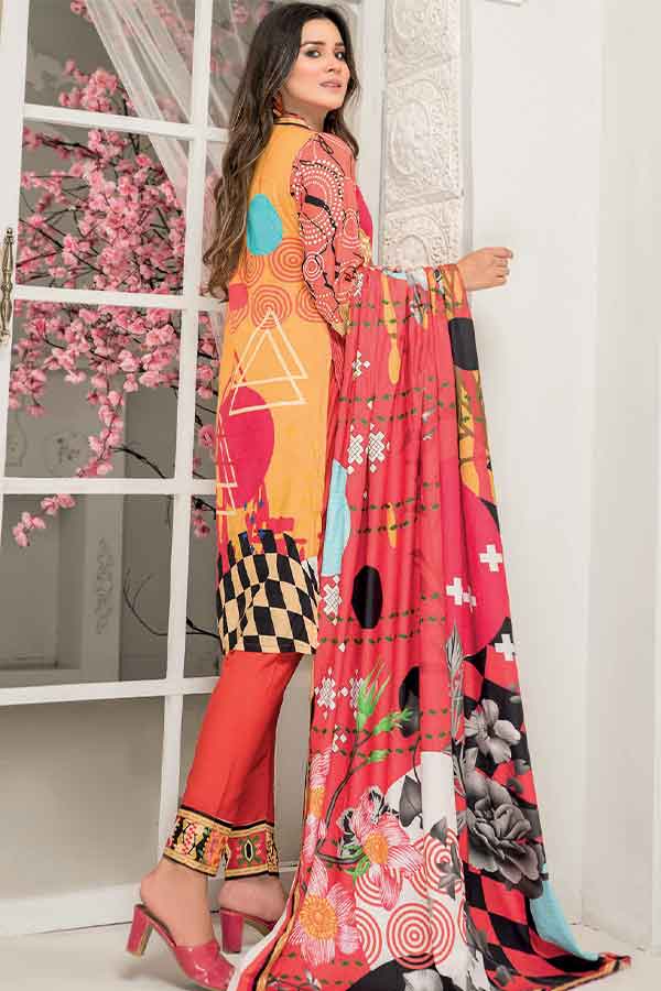 Zara Noor Print Linen`21 D#6021