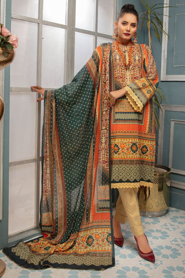 Zarkis D/Print Lawn`21 V-2 ZK#07