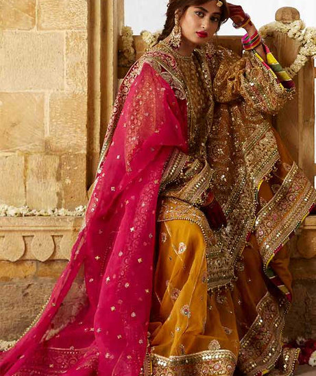 Zarlish By MNR Sagar Kinaray Wedding`23 D#21 (KESARI)