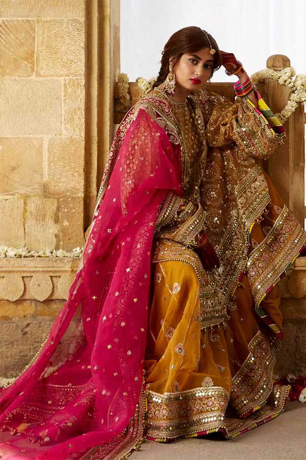 Zarlish By MNR Sagar Kinaray Wedding`23 D#21 (KESARI)