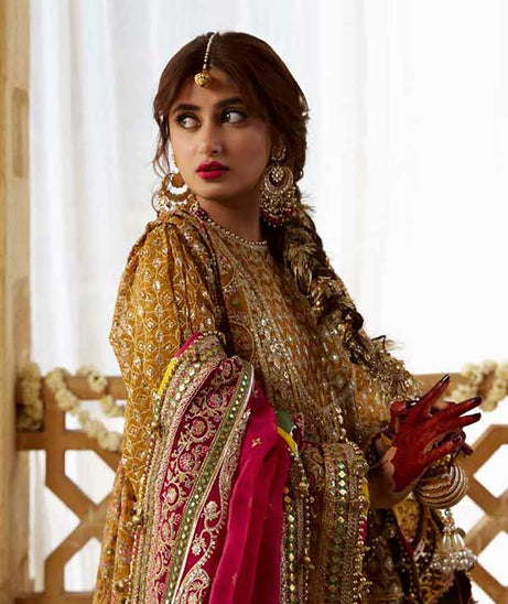 Zarlish By MNR Sagar Kinaray Wedding`23 D#21 (KESARI)
