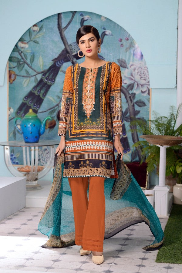 Zebaish Andaaz DP/Emb Lawn`21 D#10