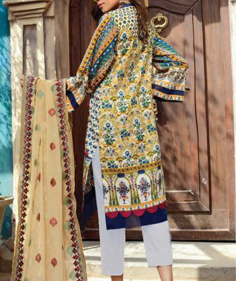 Zebaish Arzo Emb Lawn`21 D#04