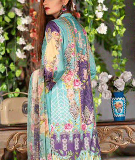 Zebaish Inaya Emb Linen`20 Z#8