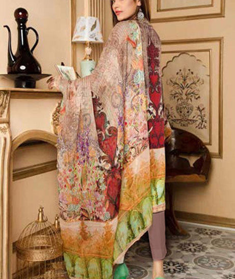 Zebaish Fatiha D/Emb Linen`20 Z#05