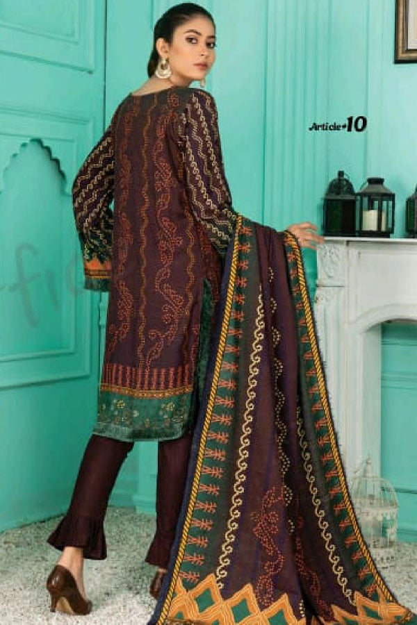 Zimal D/Print Slub Linen`21 M#10 V#79
