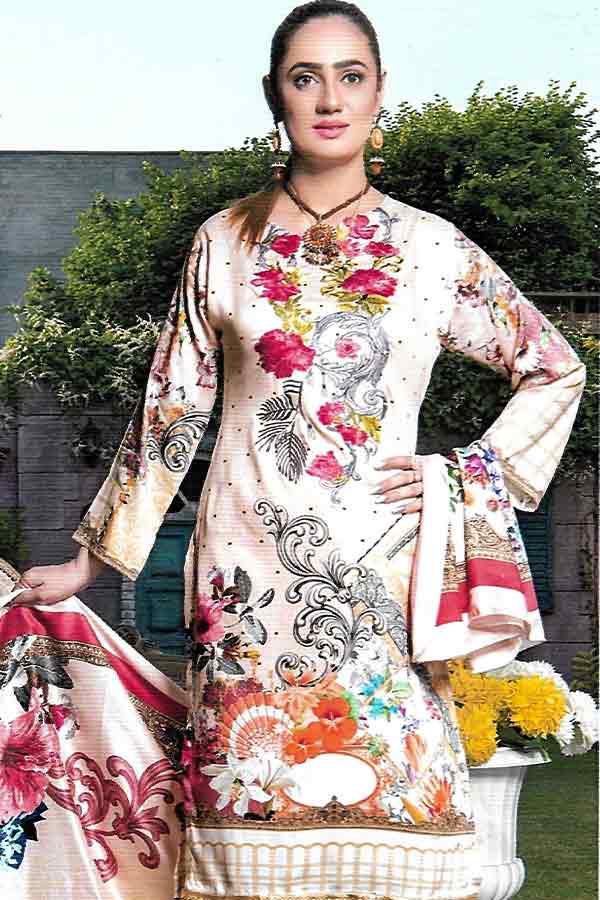 Zimal DP/Emb Kutail Shawl`20 D#5404