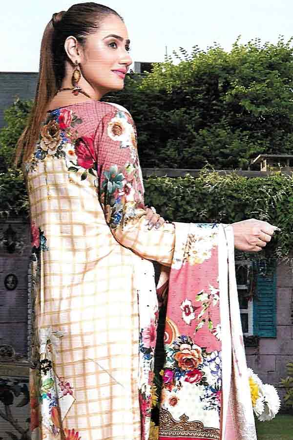 Zimal DP/Emb Kutail Shawl`20 D#5404