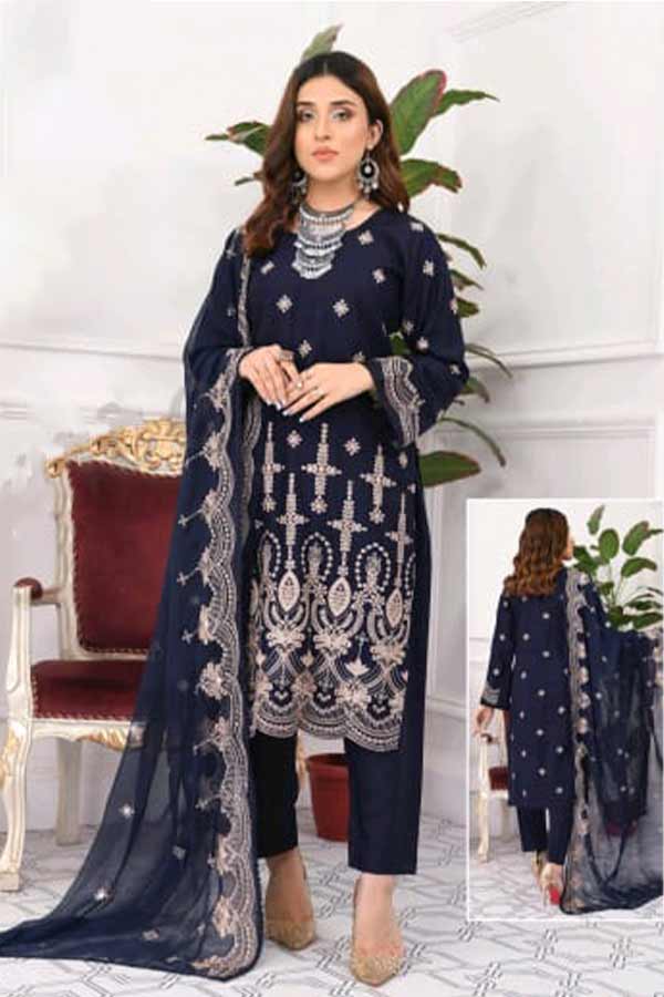Zimal Emb Luxury Viscose'22 Vol#64 D#1