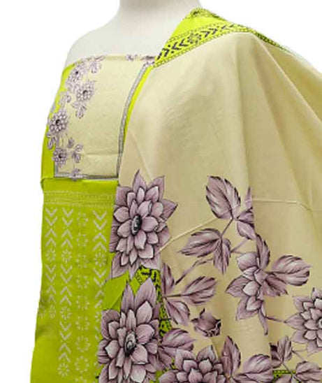 Zinnia Digital Print Linen`21 D#9999 (Parrot)