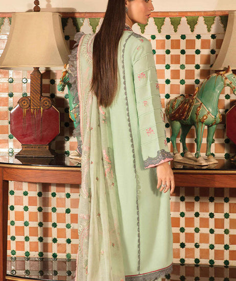 Zinnia Embroidered Linen Collection`21 D#05