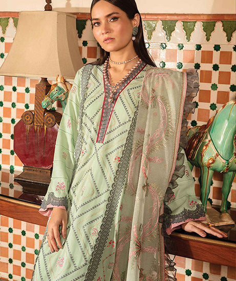 Zinnia Embroidered Linen Collection`21 D#05
