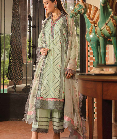 Zinnia Embroidered Linen Collection`21 D#05