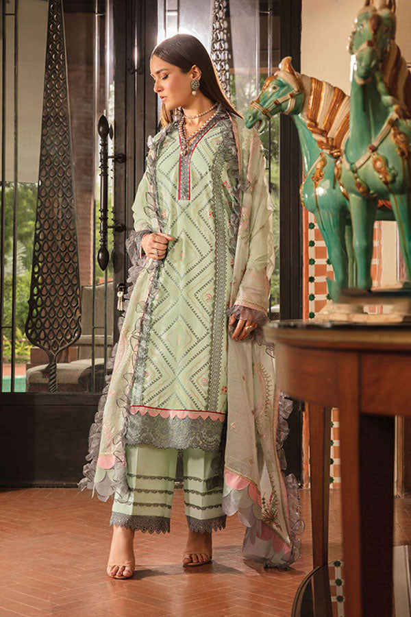 Zinnia Embroidered Linen Collection`21 D#05