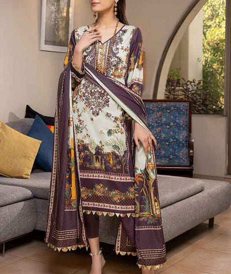 Zoohra Emb Lawn Collection`22 (Pista)