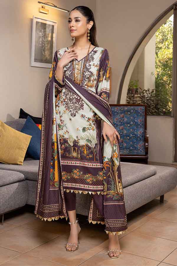 Zoohra Emb Lawn Collection`22 (Pista)