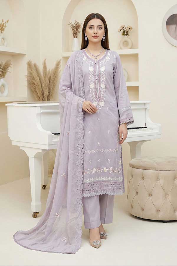 Zunaira Lavender Emb Lawn`26 L#7