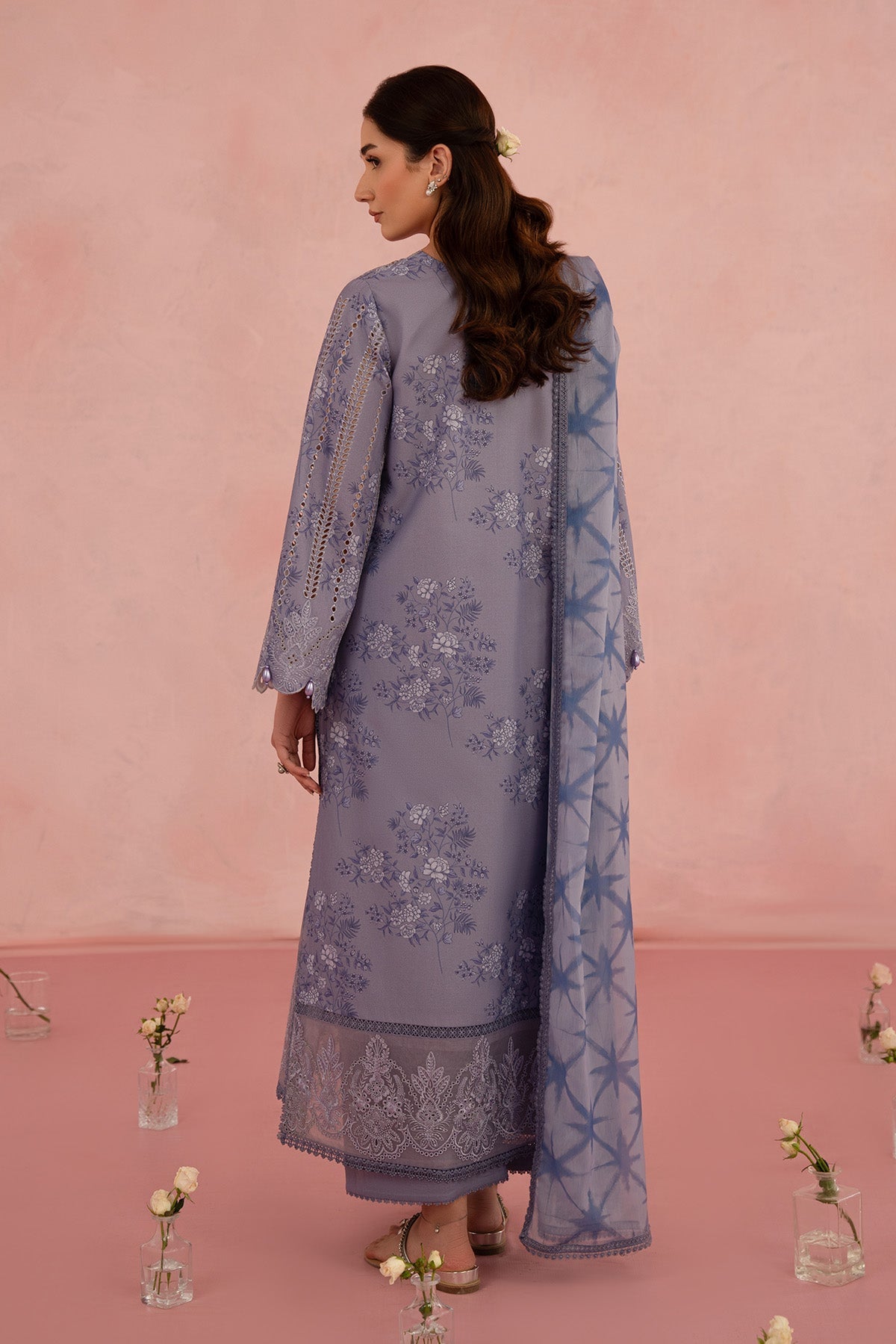 Afrozeh Floral Charm Lawn`25 AL#09