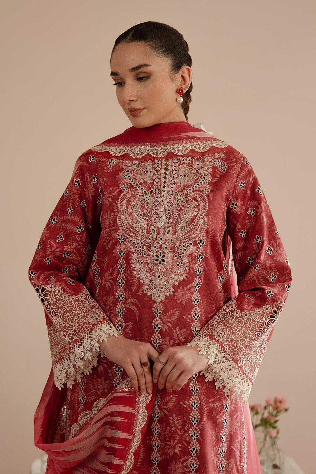 Afrozeh Floral Charm Lawn`25 AL#01