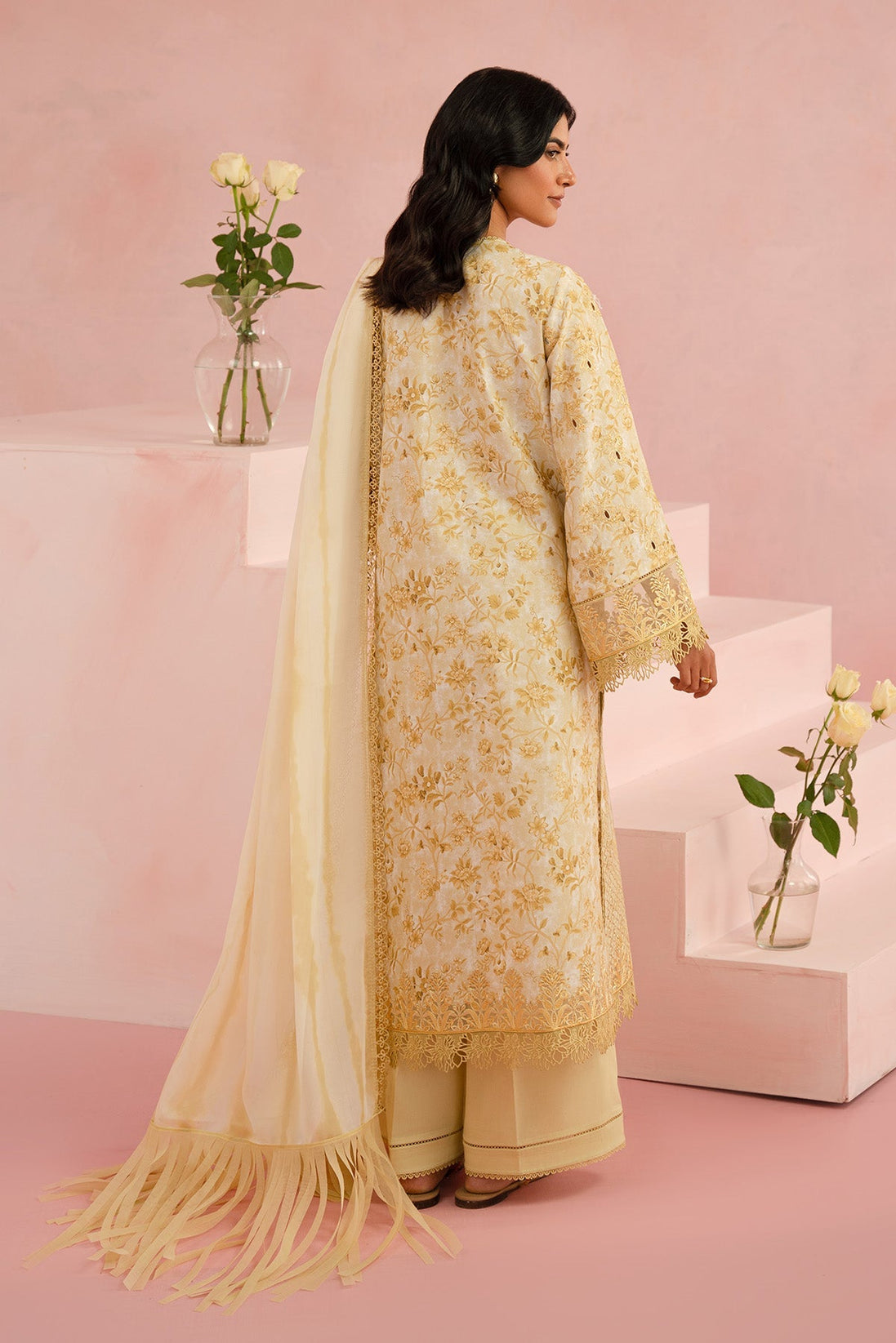 Afrozeh Floral Charm Lawn`25 AL#06