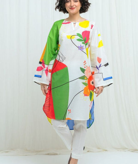 BeechTree Print Lawn Shirt`21 BT1S21U02