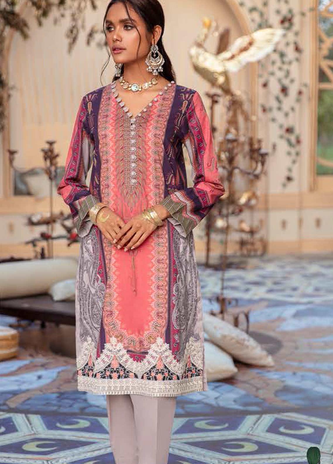 Cross Stitch Lawn Collection`21 D#25