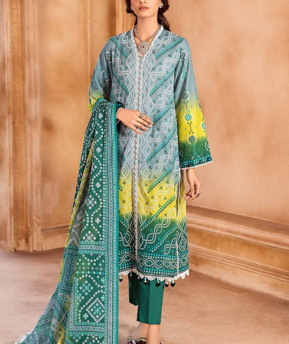 Gul Ahmed Lawn`23 CL#32097 B