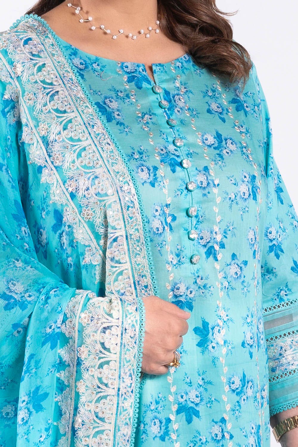 Gul Ahmed Summer Lawn'25 BM#52001
