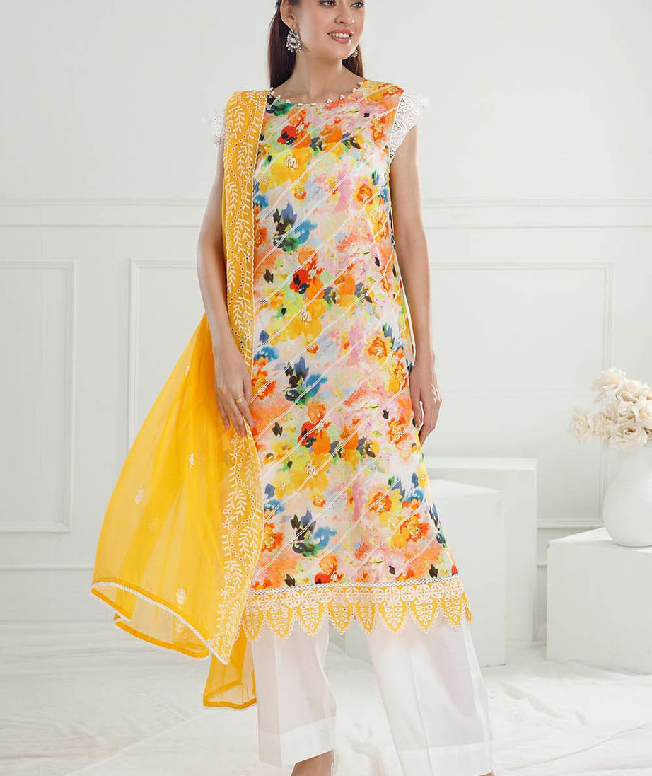 Gul Ahmed Summer Lawn'25 PR#52002-A