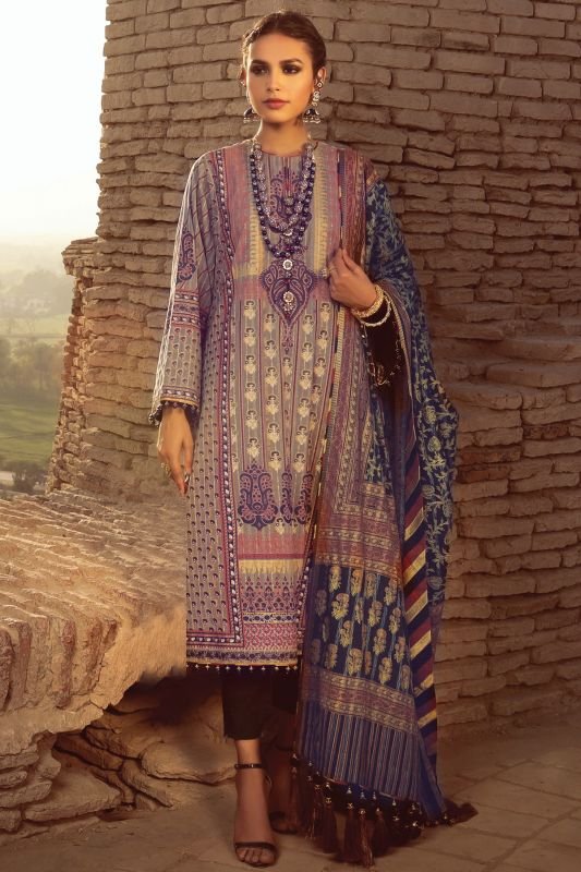Al karam Festive Collection'21 FC#28 Grey