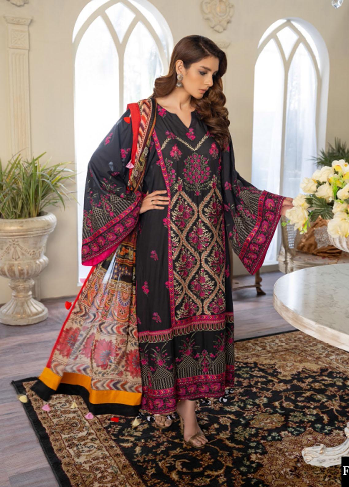 Freesia Luxury Lawn`21 D#06